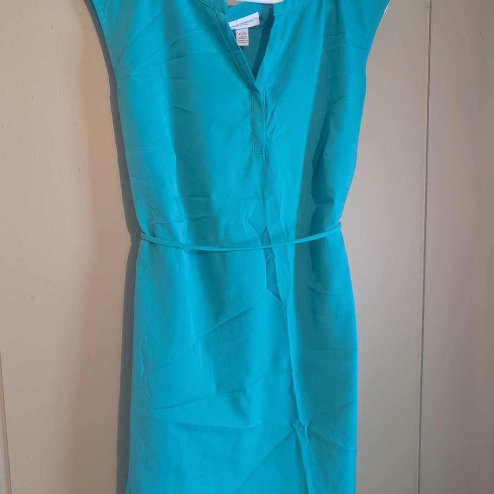 Liz Lange Vibrant Blue Midi Dress